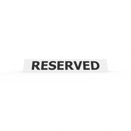 Wheel Stop Sign - RESERVED