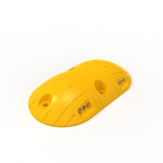 Rumble Bar Delineator 300mm x 170mm x 50mm Plastic Yellow