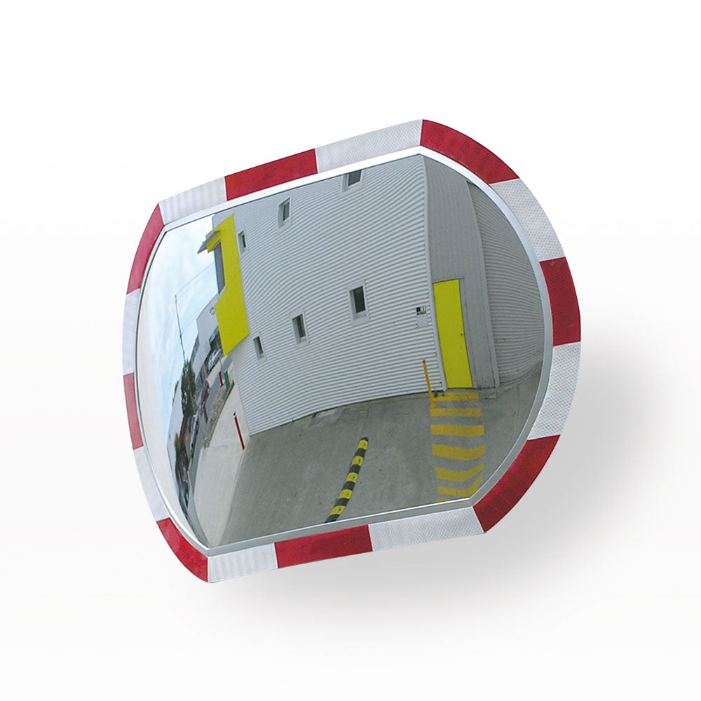 Convex Mirror 550 x 830mm Hi-Viz Roundtangular