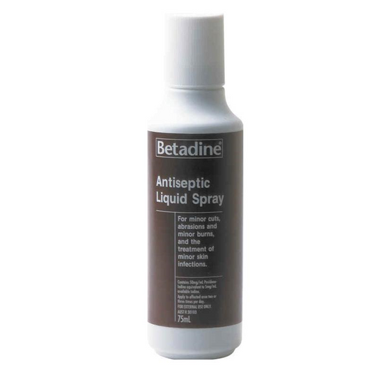 INOVA PHARMACEUTICALS 009482 Betadine Antiseptic Spray 75mL