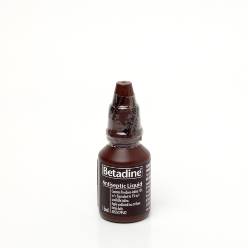 INOVA PHARMACEUTICALS BET15 Betadine Antiseptic Liquid Hospital Pack 15mL