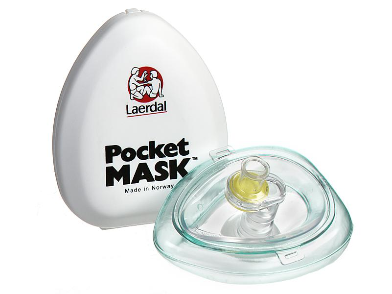 LAERDAL L820011 Pocket Mask with Valve and Filter in Hard Case