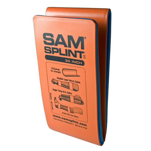 SAM MEDICAL SAM Sam Splint 36 Orange/Blue Flat 91cm x 10cm