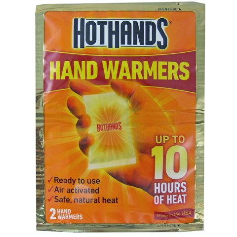 HEATMAX HM-HH-1 Hot Hands Warmer 10 Hour 10cm x 12cm (2 Pads per Pack) (Single)