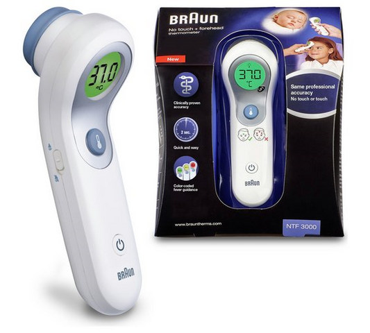 BRAUN HEALTH 185686 Braun Touchless Forehead Thermometer BNT400