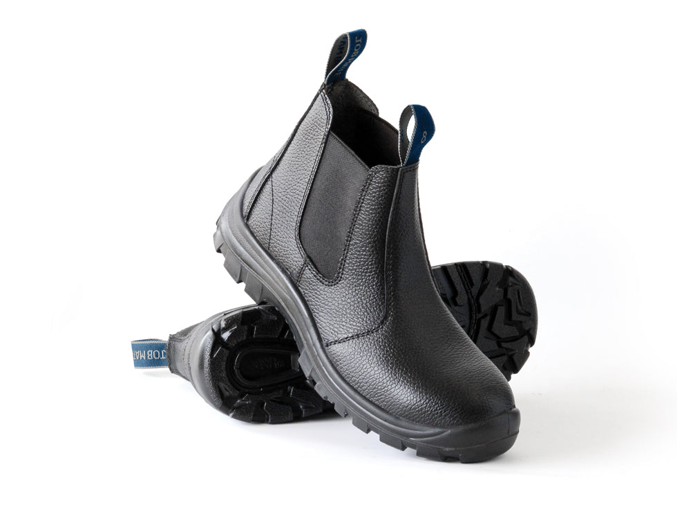 JOBMATE- BLACK RAMBLER SLIP ON