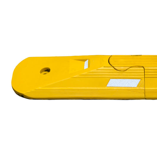 Traffic Lane Separator End Caps per pair - Recycled Rubber
