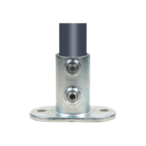 NoWeld 132 - Surface Mount Flange 48.3mm Connector - Galvanised