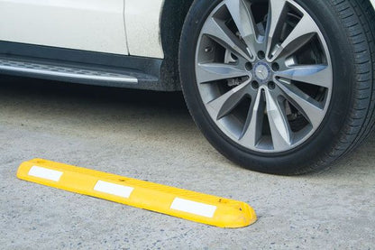 Parking Separator 1m - Recycled Rubber - Yellow