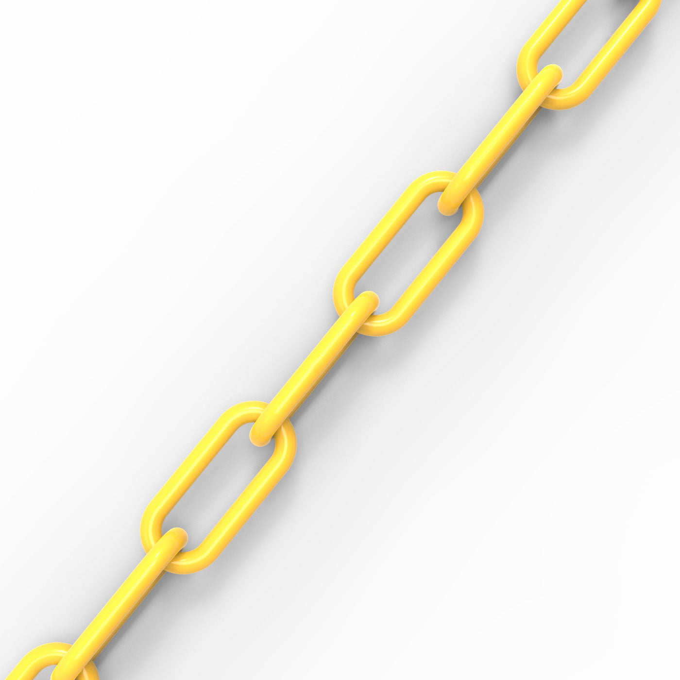 Chain 6mm Plastic 25m roll - Yellow