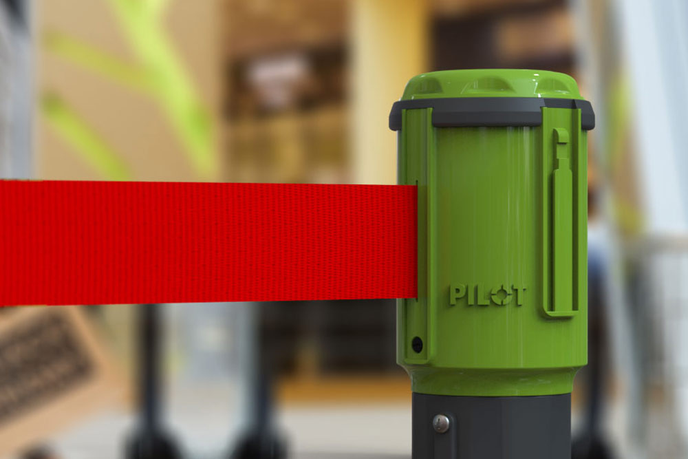 Pilot 5m Belt Barrier - Black