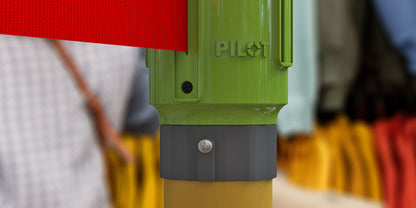 Pilot 5m Belt Barrier - Black/Yellow