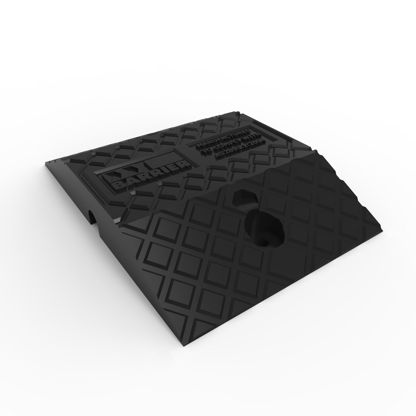 Economy Rubber Speed Hump Body 250mm - Black