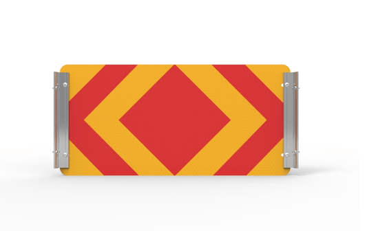 Holding Rail Target Board 1200mm - Reflective Aluminium