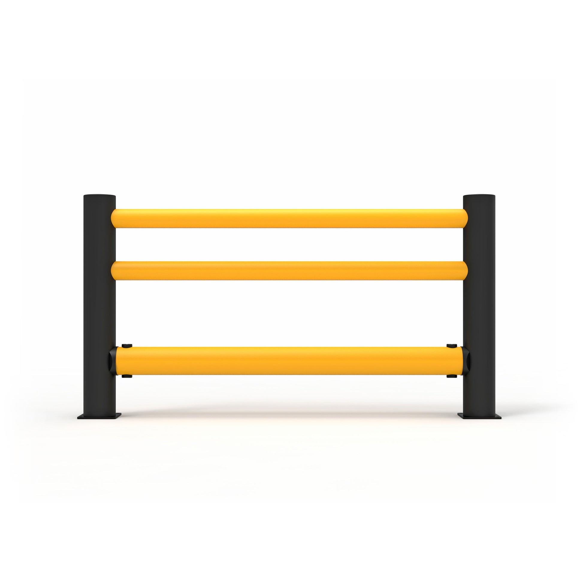 FlexGuard Triple Rail - Rails and Connector Kit to suit 168mm Post - Polymer Yellow